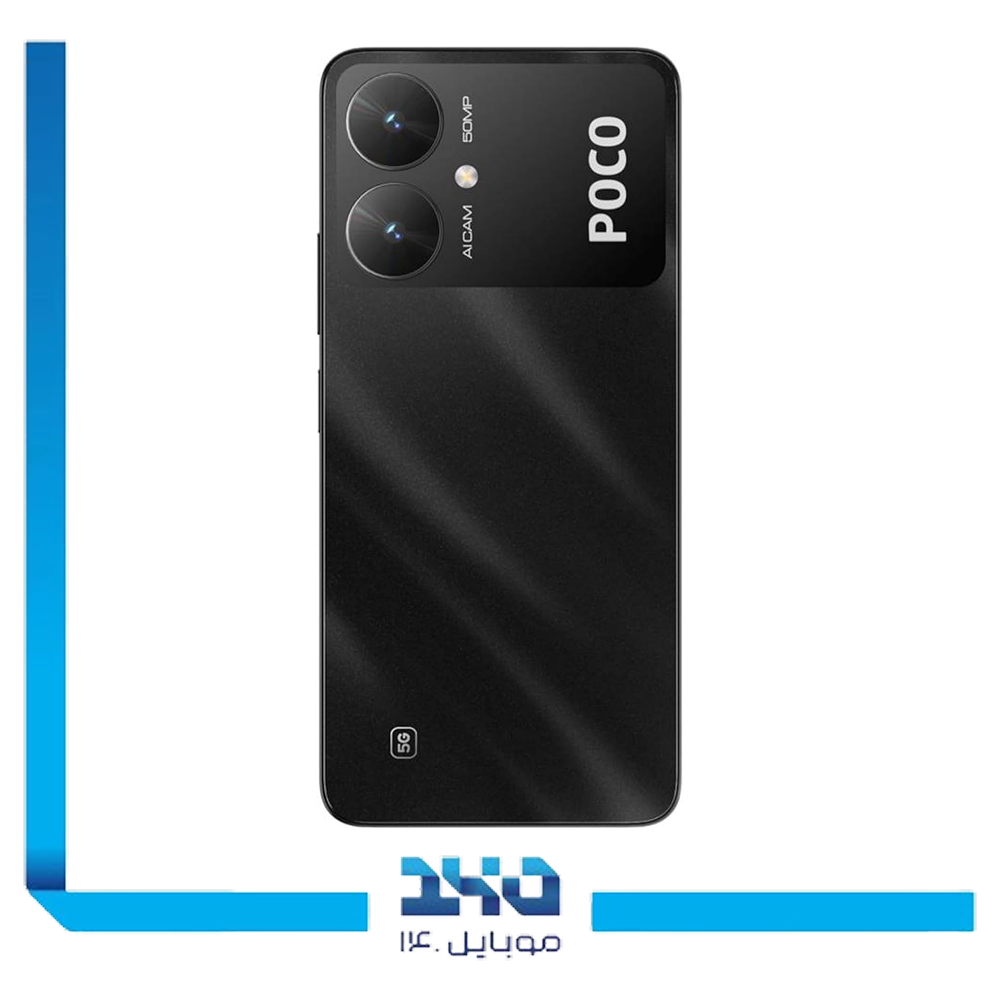 گوشی موبایل شیائومی مدل Poco M6 ظرفیت 256 گیگابایت رم 8 گیگابایت | 5G