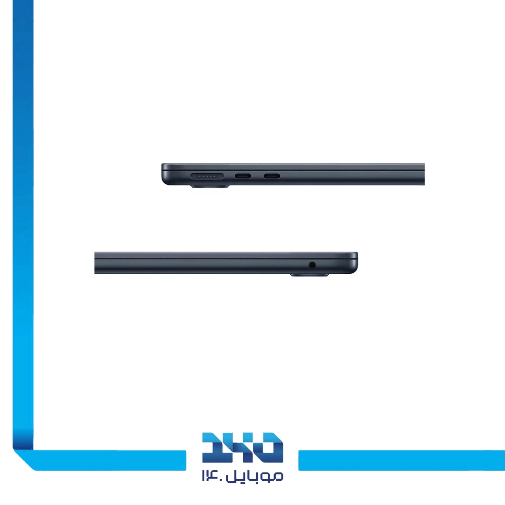 لپ تاپ 15.3 اینچی اپل مدل MacBook Air MW1M3 2025 16GB 512GB LLA