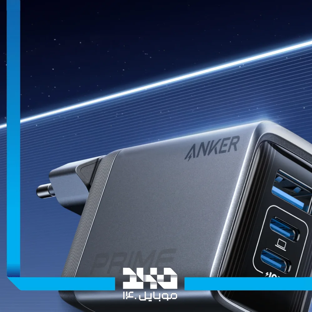 شارژر دیواری 100 وات انکر مدل Prime A2688 دو پین