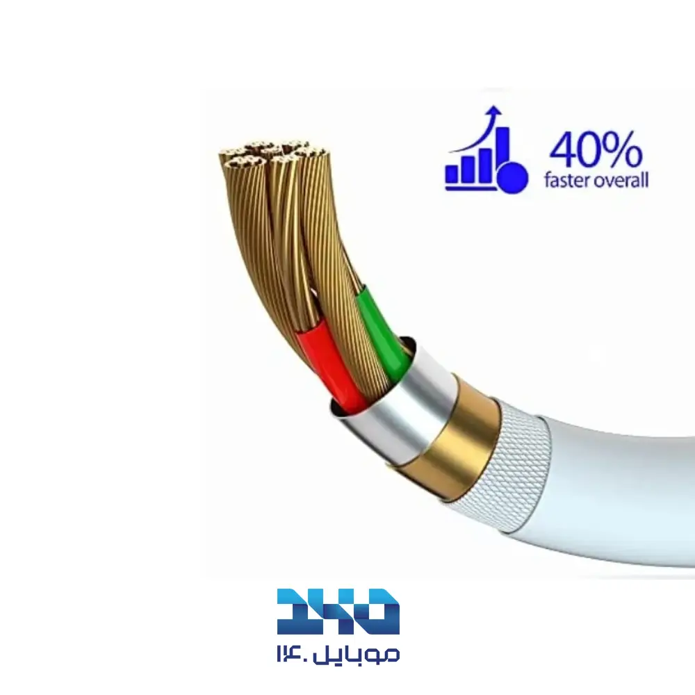 کابل تبدیل USB به USB-C تسکو مدل TCC 201 طول 1 متر