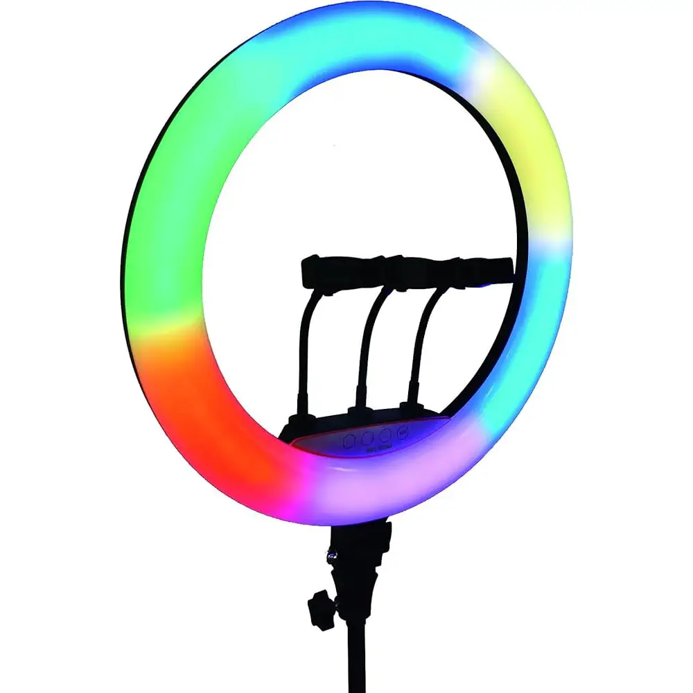 رینگ لایت 22 اینچ گرین لاین مدل RGB RING LIGHT