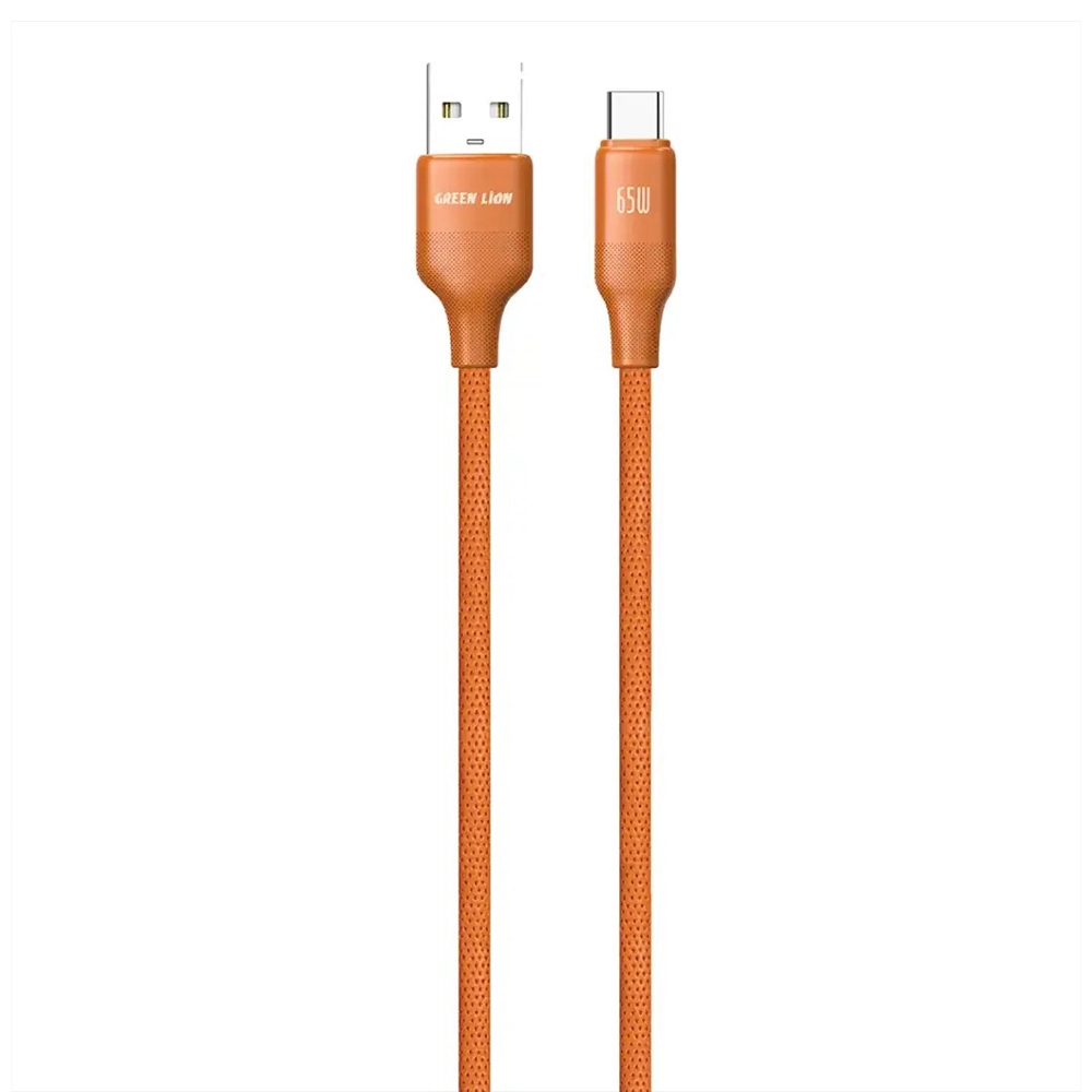 کابل USB-A به USB-C گرین لاین روکش TPE طول 1 متر توان 65 وات