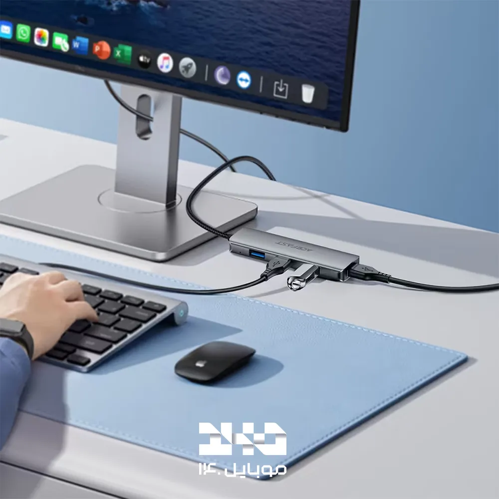 هاب 4 پورت USB-A ایس فست مدل J17