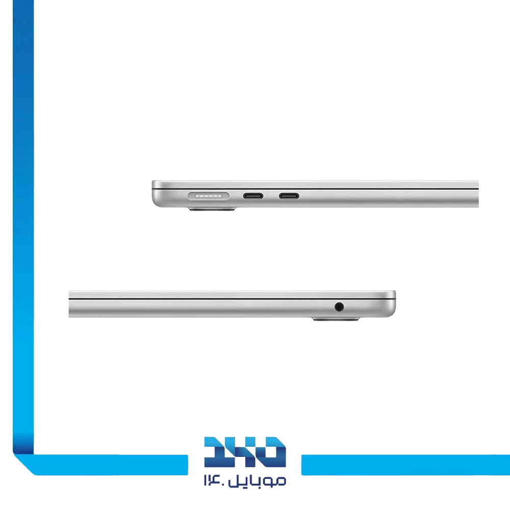 لپ تاپ 15.3 اینچی اپل مدل MacBook Air MW1H3 2025 16GB 512GB LLA