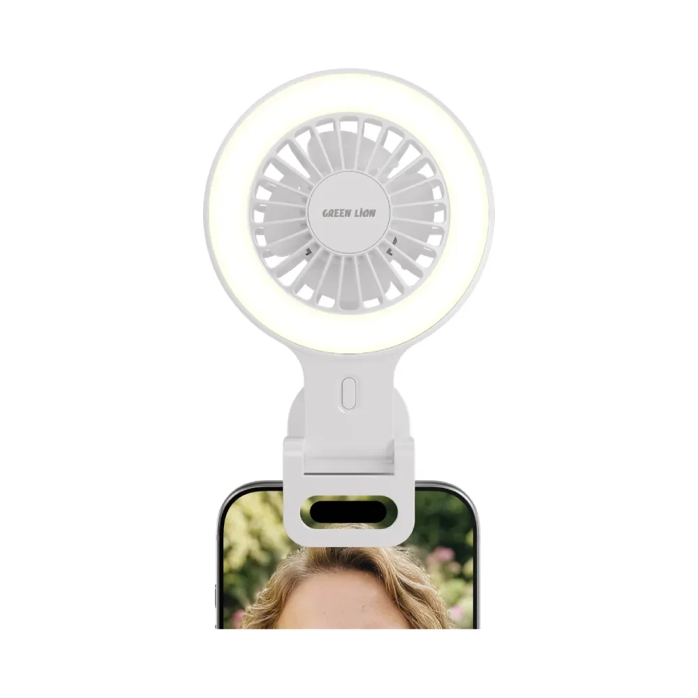 پنکه گیره‌ای قابل شارژ گرین لاین مدل Air Glow