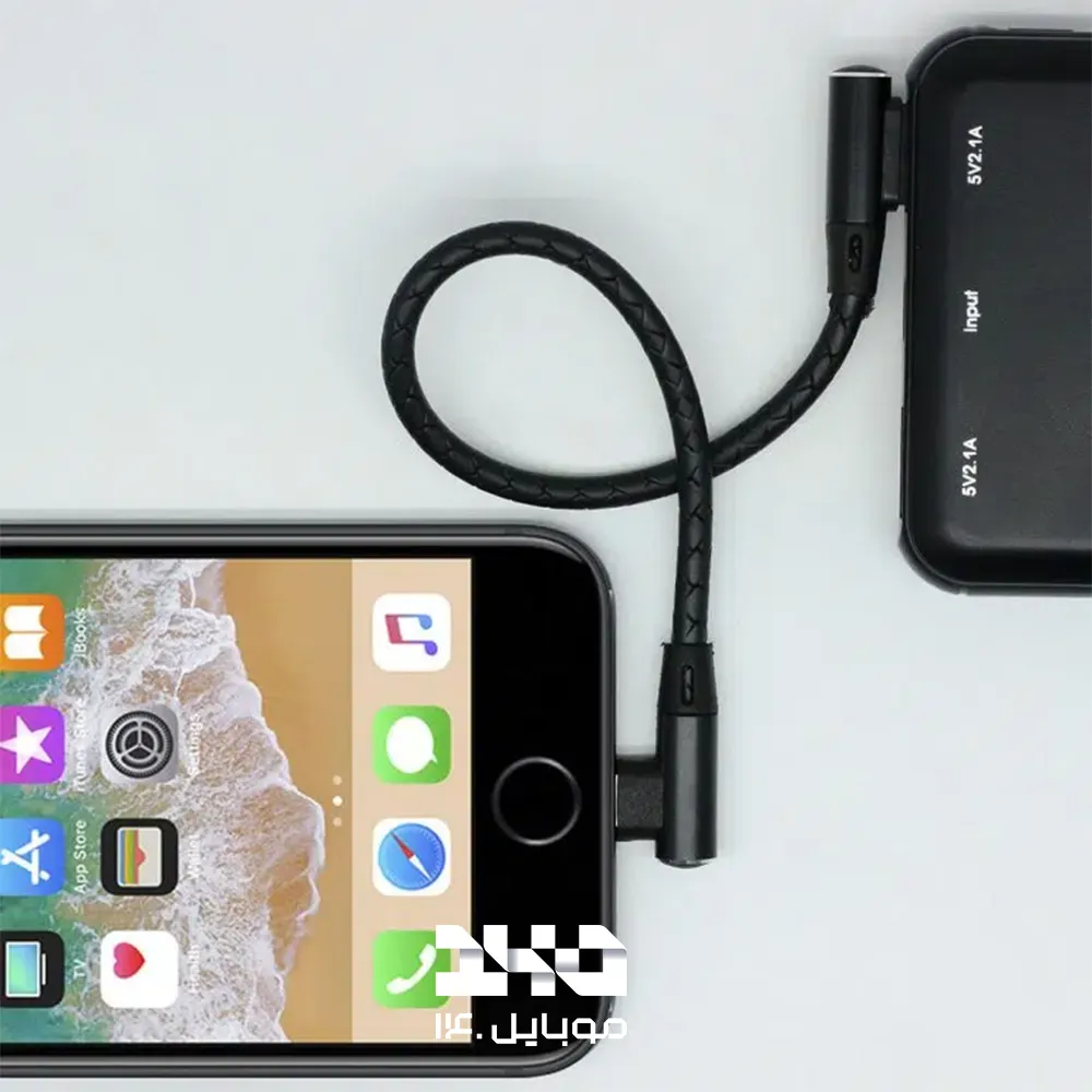 کابل شارژ USB-A به لایتنینگ تسکو مدل TC MI76 با طول 20 سانتیمتر