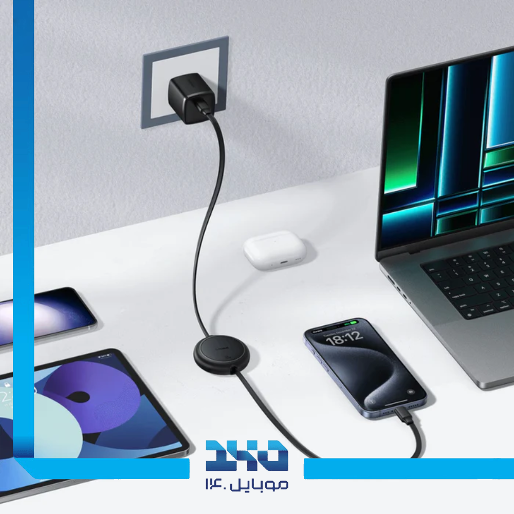 کابل دو سر تایپ سی بیسوس مدل Free2Pull