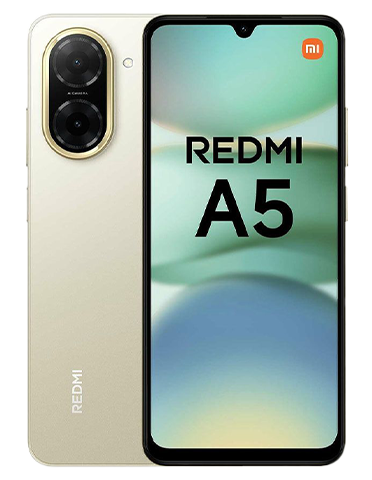 گوشی موبایل شیائومی مدل Redmi A5 ظرفیت 128 گیگابایت رم 4 گیگابایت (جعبه کوچک، بدون آداپتور)