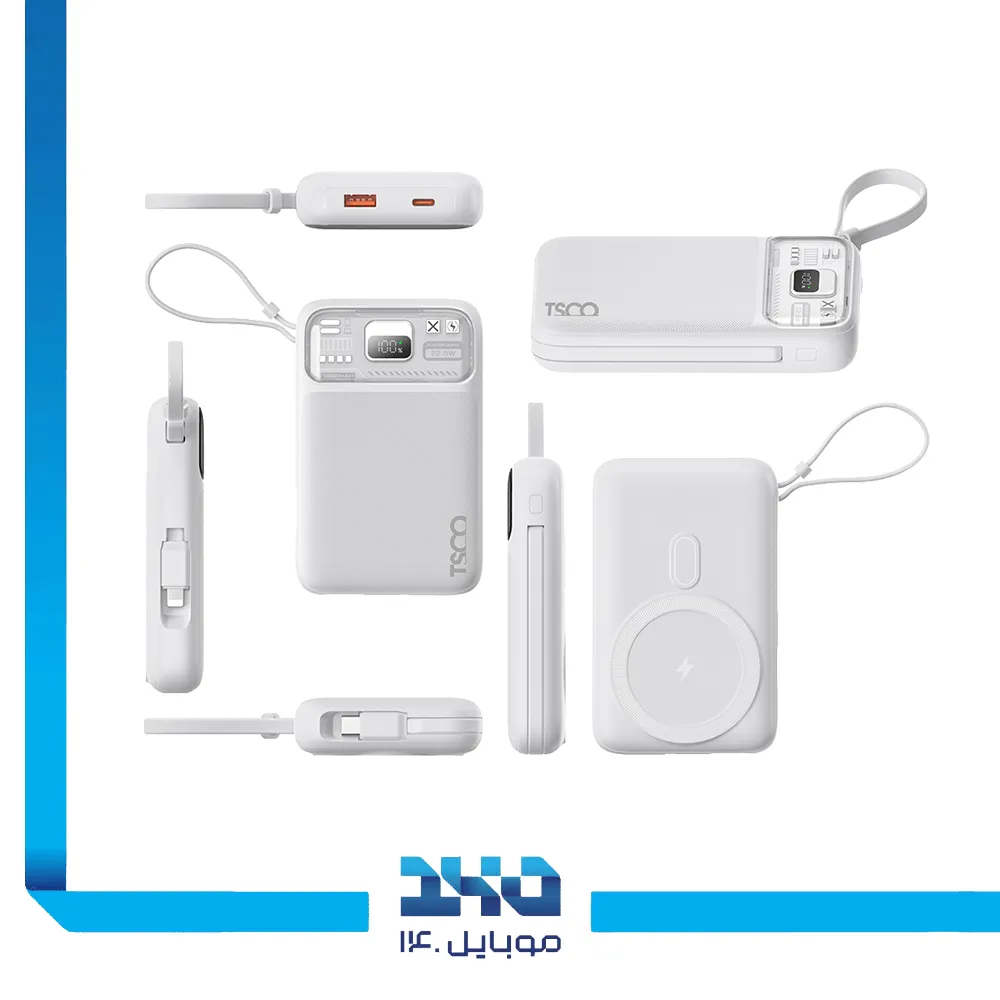 پاوربانک تسکو 10000mAh مدل (TP 1010W)
