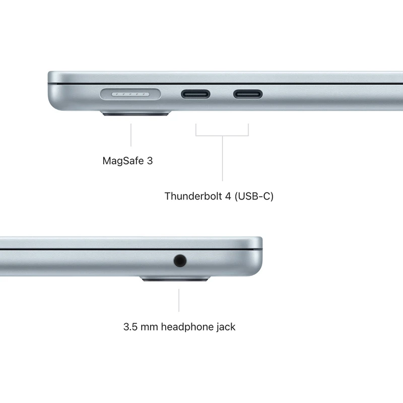 لپ تاپ اپل 13.6 اینچی مدل MacBook Air MDHJ4 M5 2026 16GB 1TB