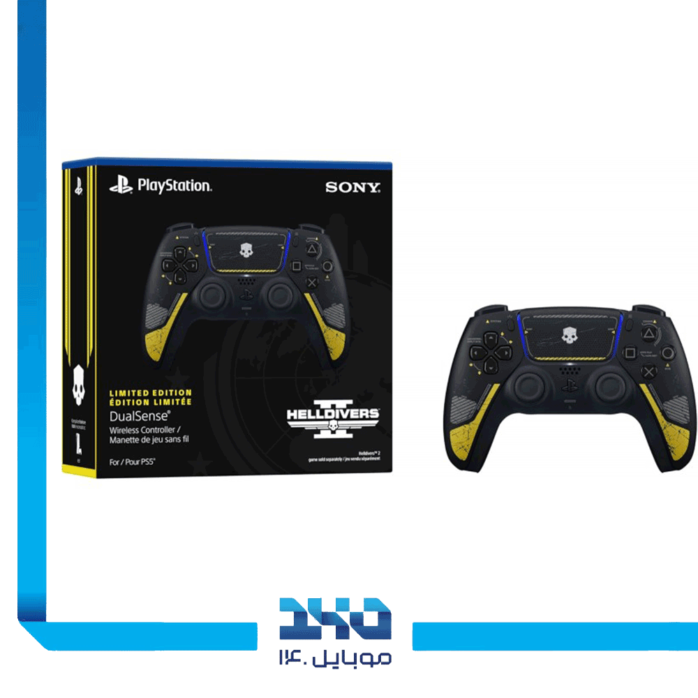 دسته بازی بی سیم سونی Dualsense مدل نسخه محدود Helldivers 2