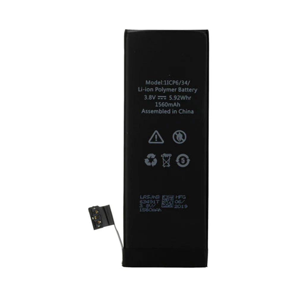 باتری گوشی آیفون 5s ظرفیت 1560 میلی‌آمپر | اصل