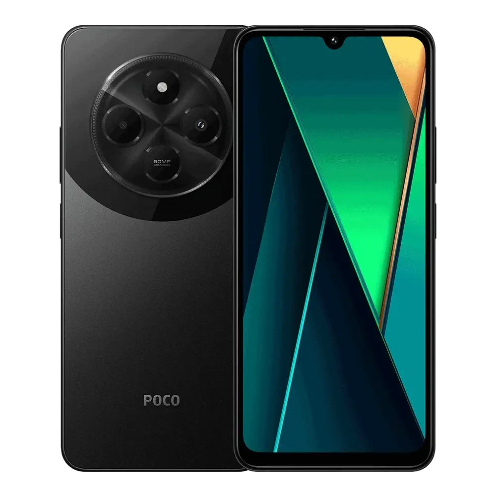 گوشی موبایل شیائومی مدل Poco C75 ظرفیت 128 گیگابایت رم 6 گیگابایت (جعبه کوچک، بدون آداپتور)