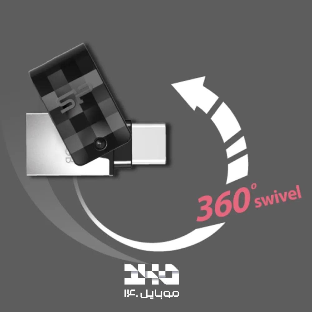 فلش مموری سیلیکون پاور مدل Mobile C31 ظرفیت 128 گیگابایت