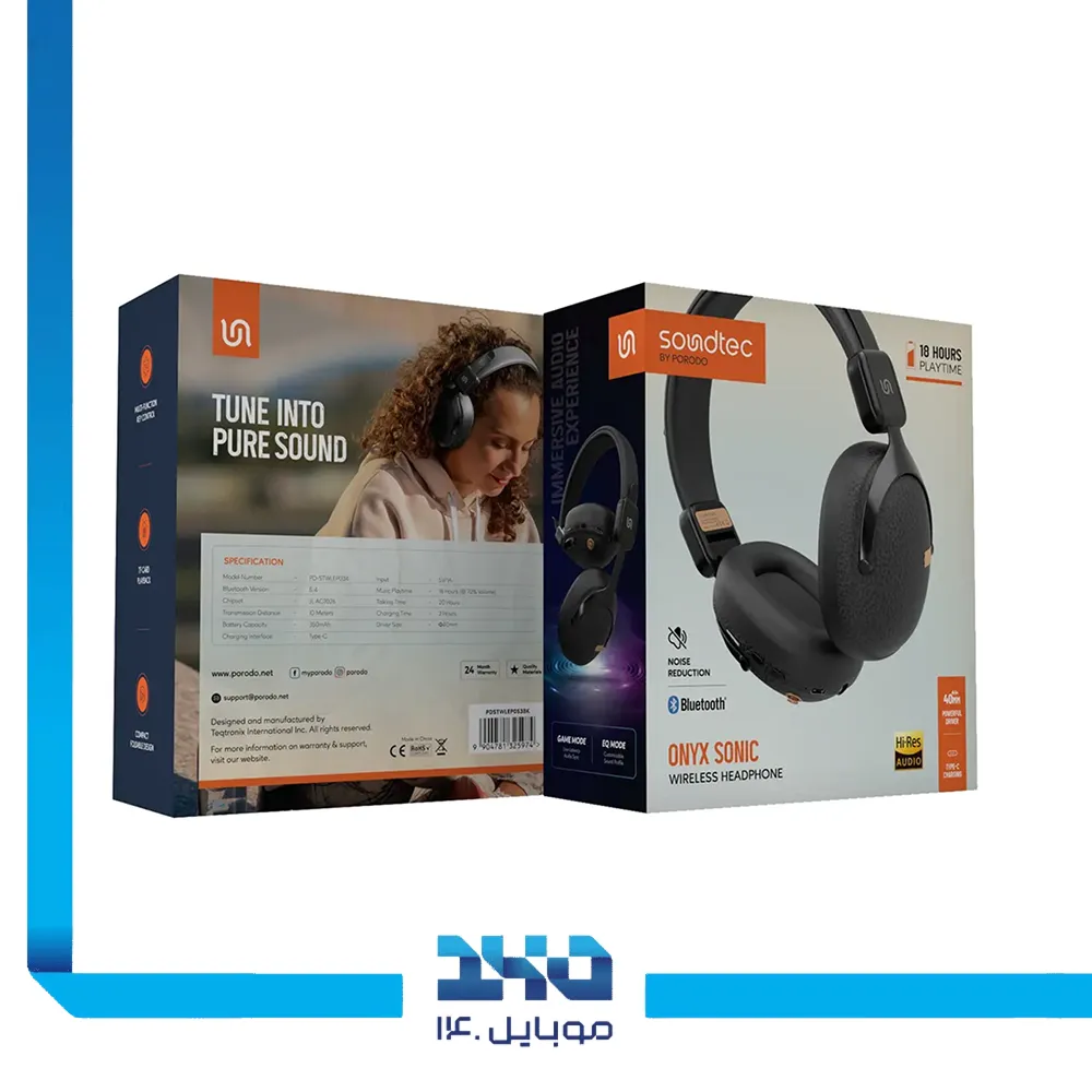 هدفون بی‌ سیم پرودو مدل Onyx sonic