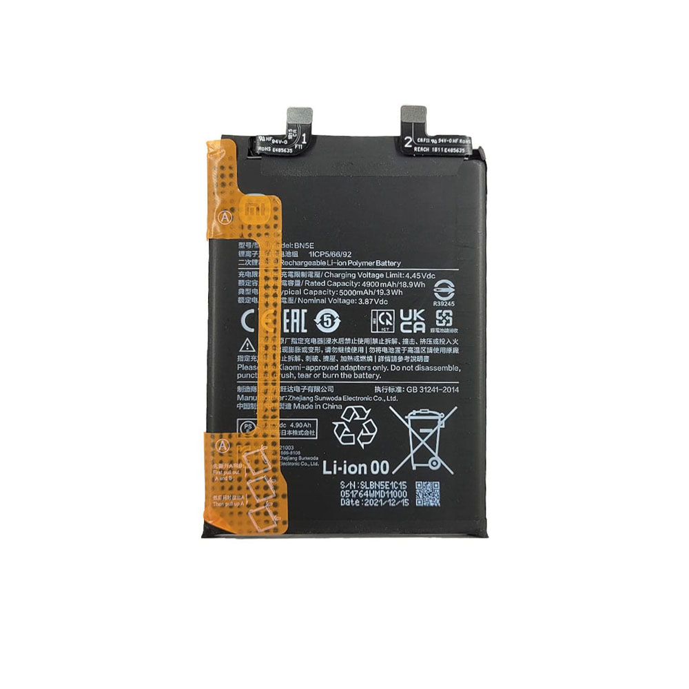 باتری گوشی شیائومی NOTE 11S ظرفیت 5000 میلی‌آمپر مدل (BN5D) | اصل