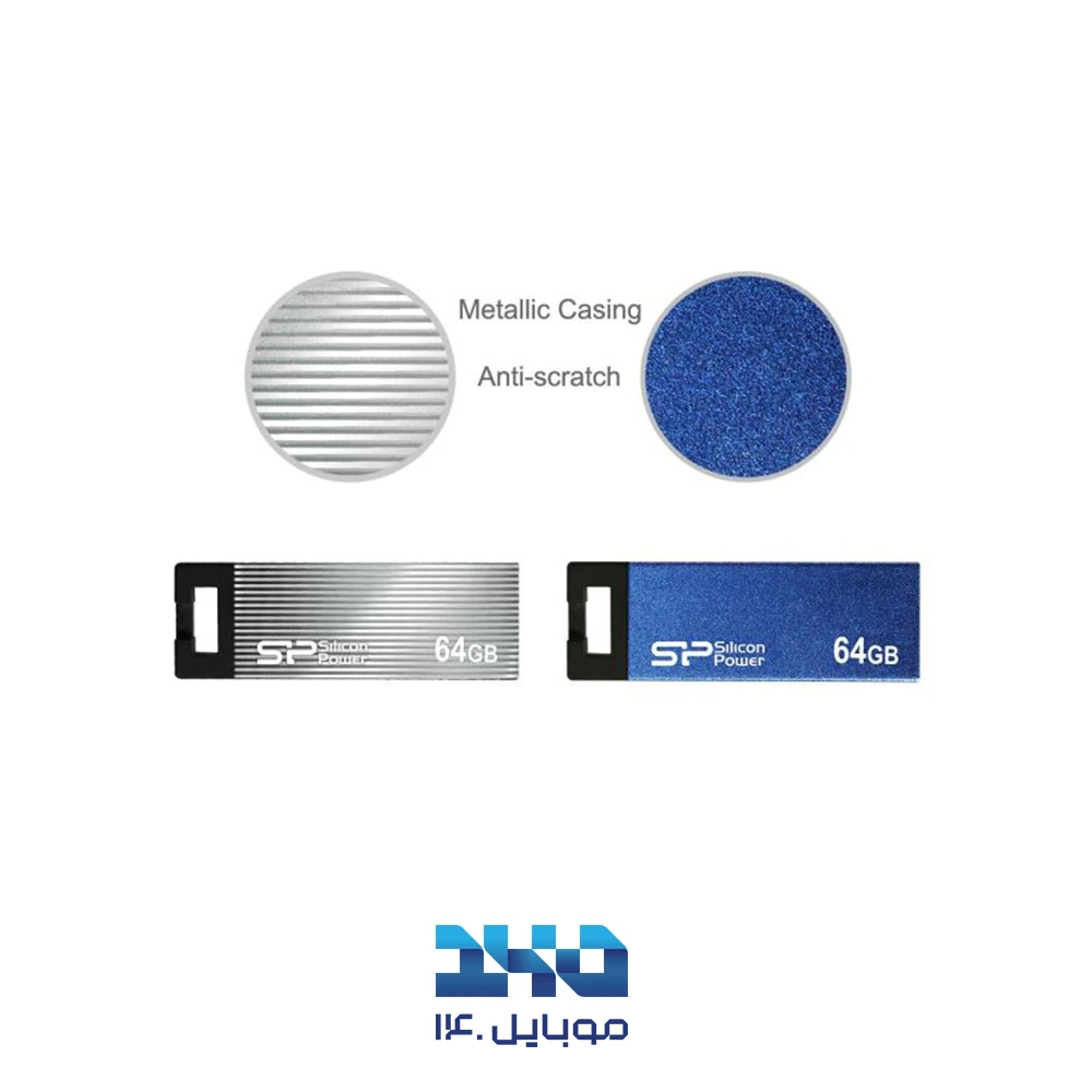 فلش مموری سیلیکون پاور مدل Touch 835 ظرفیت 64 گیگابایت