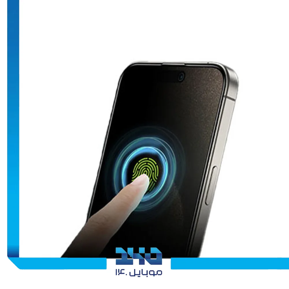 گلس پرایوسی 3D گوشی آیفون 15 پرو گرین لاین مدل Picasso