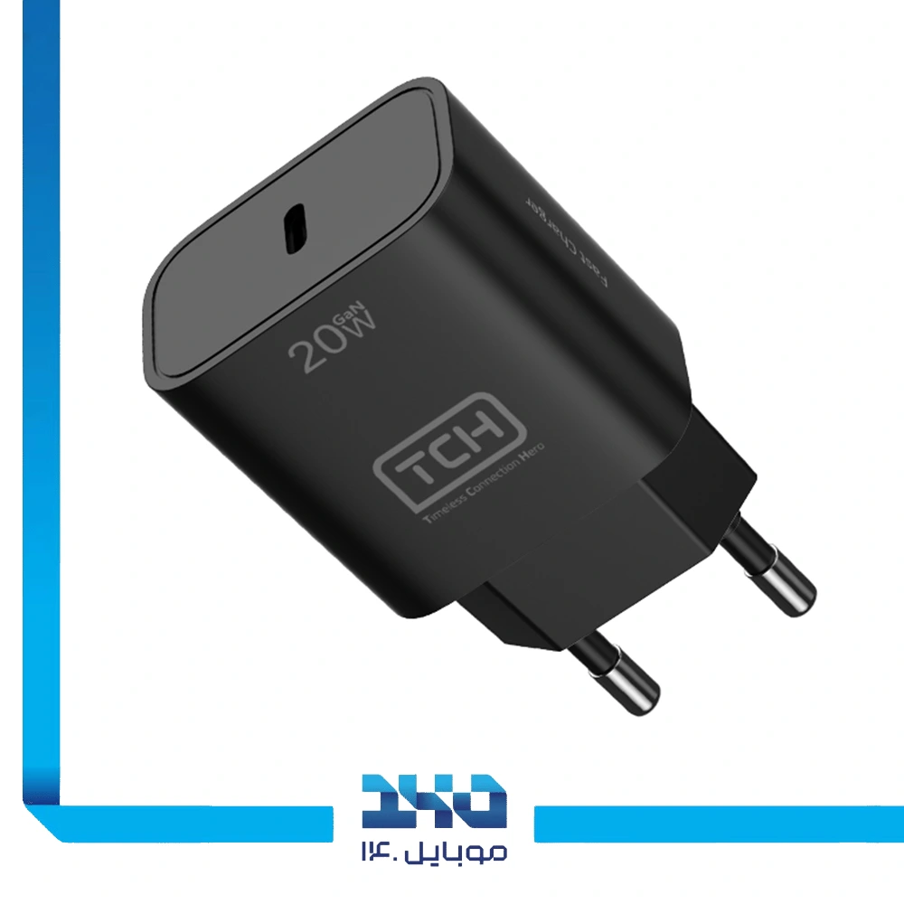 شارژر دیواری 20 وات تی سی اچ مدل (CB20) با کابل USB-C