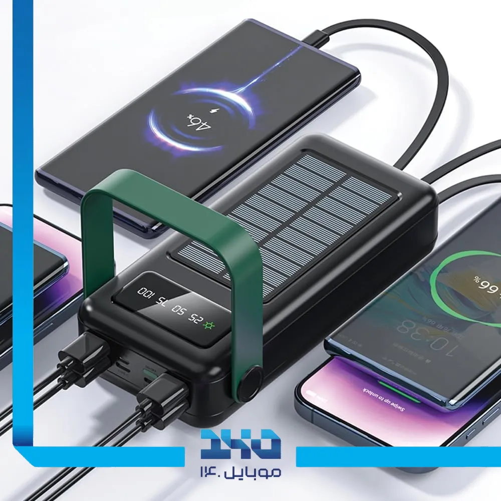 پاور بانک گرین لاین 30000 mAh مدل Solar max