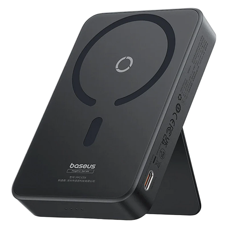 هولدر موبایل و پاوربانک بیسوس 5000 mAh مدل MagPro Magnetic Bracket 20w