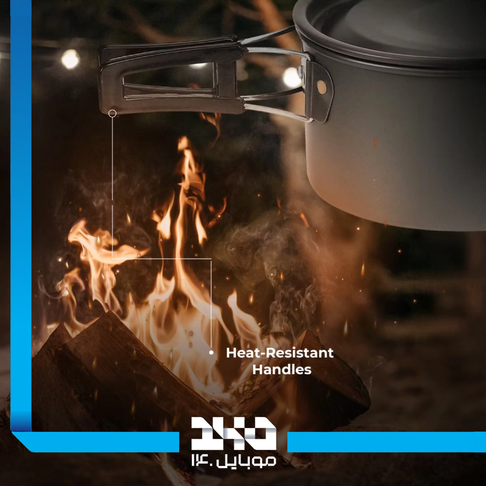 ست ظروف کمپینگ 10 در 1 گرین لاین مدل GN10N1COOKBK