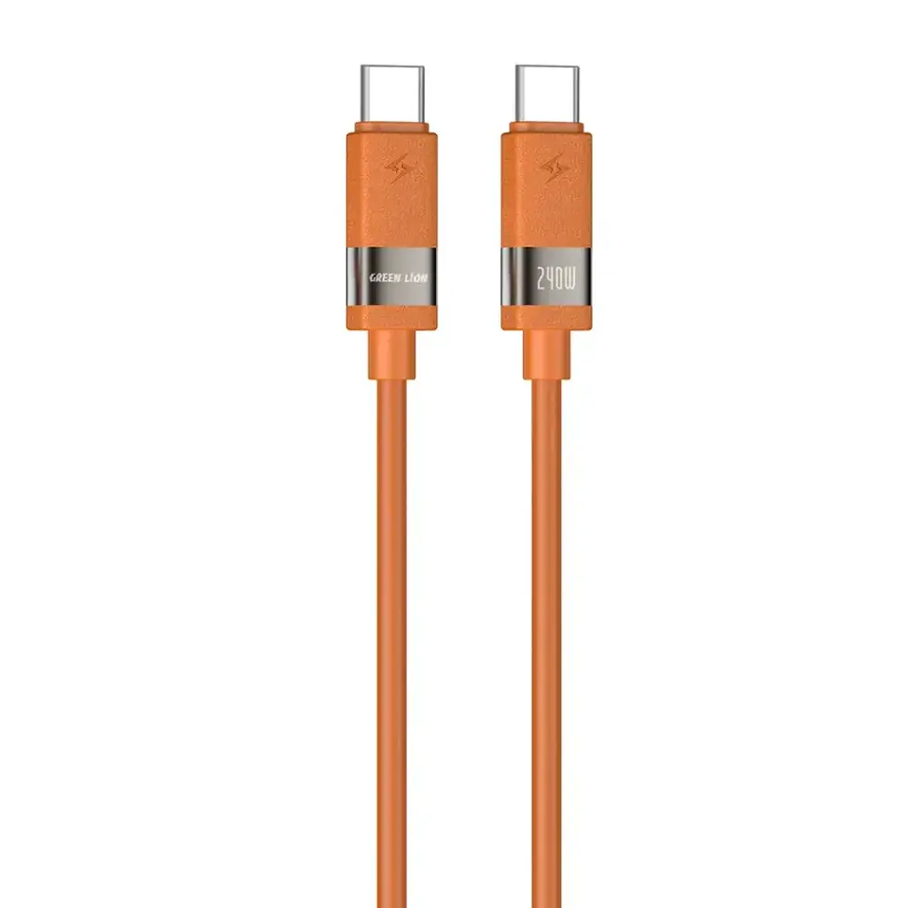 کابل تبدیل USB-C به USB-C گرین لاین مدل (Matte Silicone)