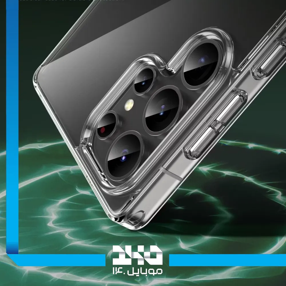 قاب گوشی سامسونگ S25 Ultra مدل Green Lion Crystal Clear شفاف