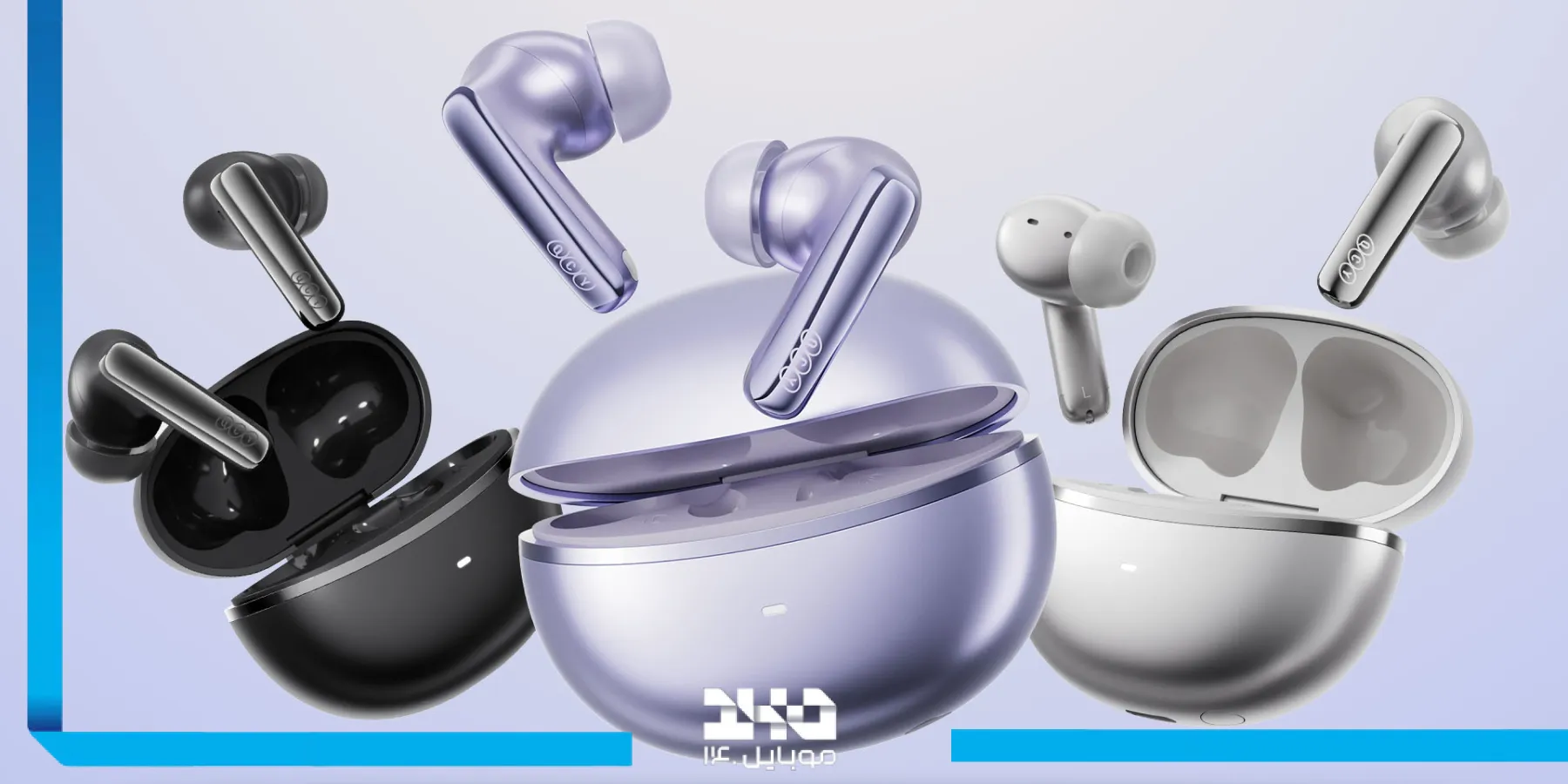 رنگ بندی هندزفری بلوتوثی کیو سی وای MeloBuds N70