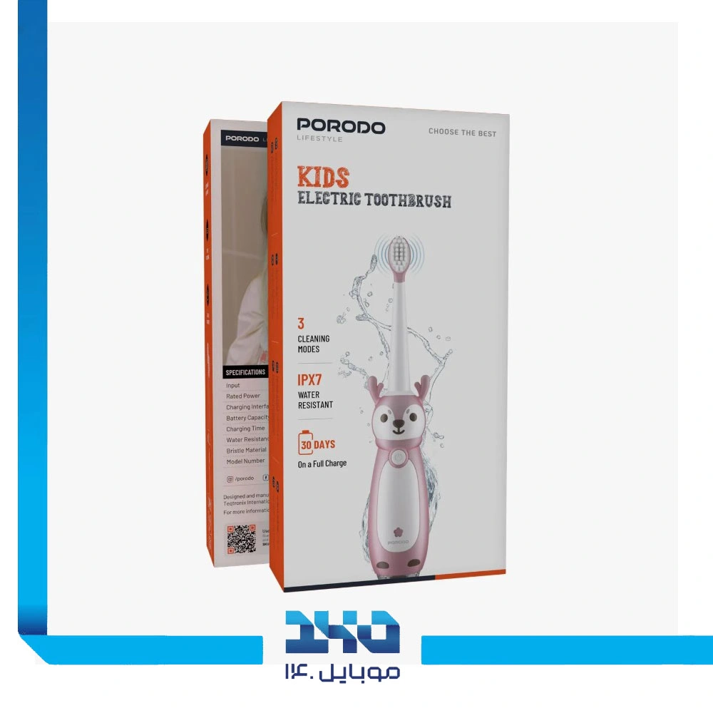 مسواک برقی کودک پرودو لایف‌استایل مدل (PDLFSTK12BL)