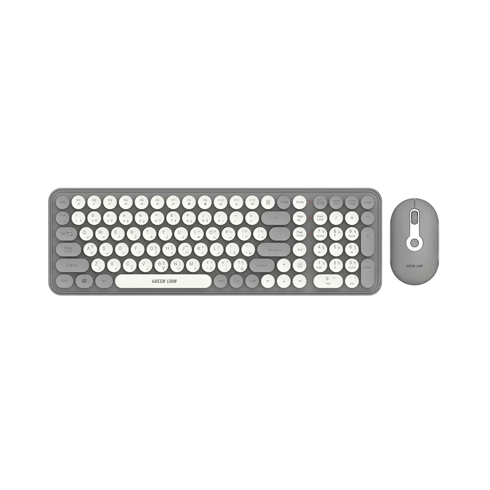 کیبورد و ماوس بی سیم گرین لاین مدل (GKM-300)