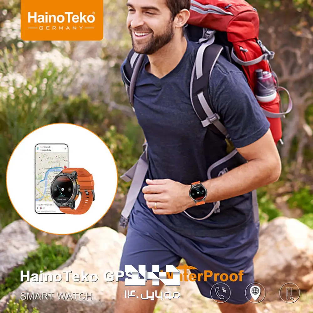 ساعت هوشمند ضد ضربه هاینو تکو مدل GPS-1
