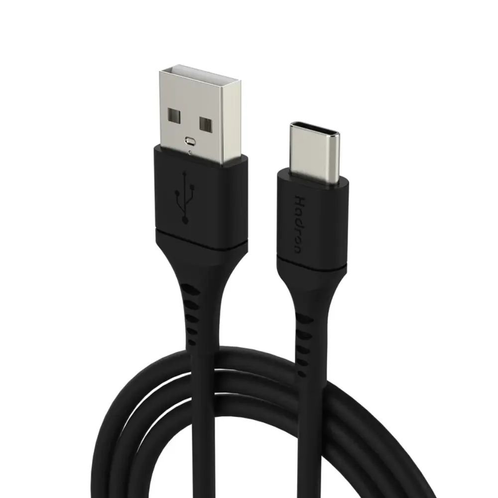 کابل یو اس بی به تایپ سی هادرون مدل HTC-A-C01- یک متری