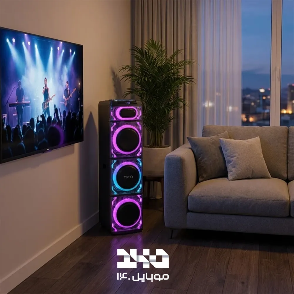 اسپیکر ایستاده تسکو مدل THM S1031 با میکروفون بی‌سیم