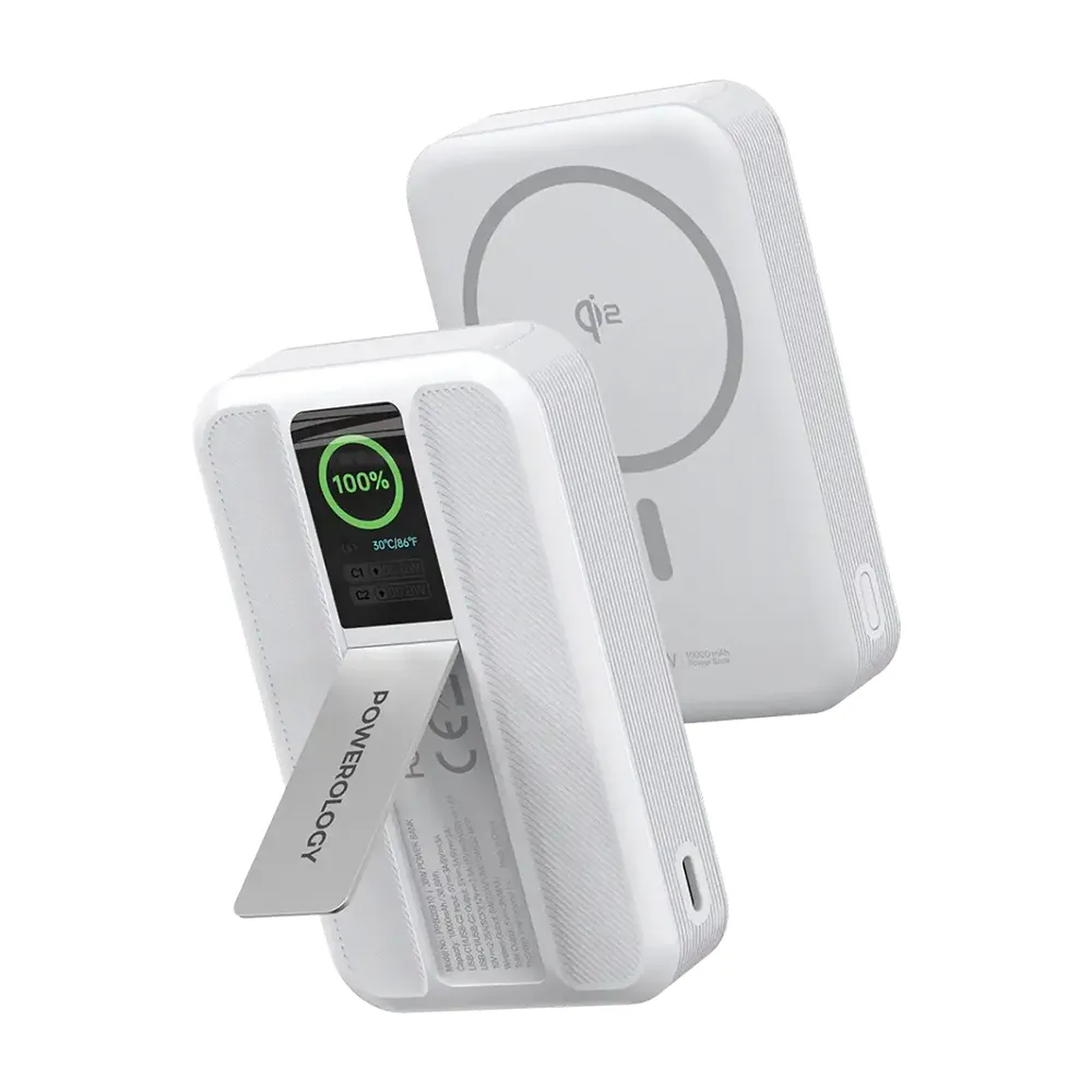 پاوربانک مگ‌سیف پاورولوژی 10000mAh مدل Vision Qi2