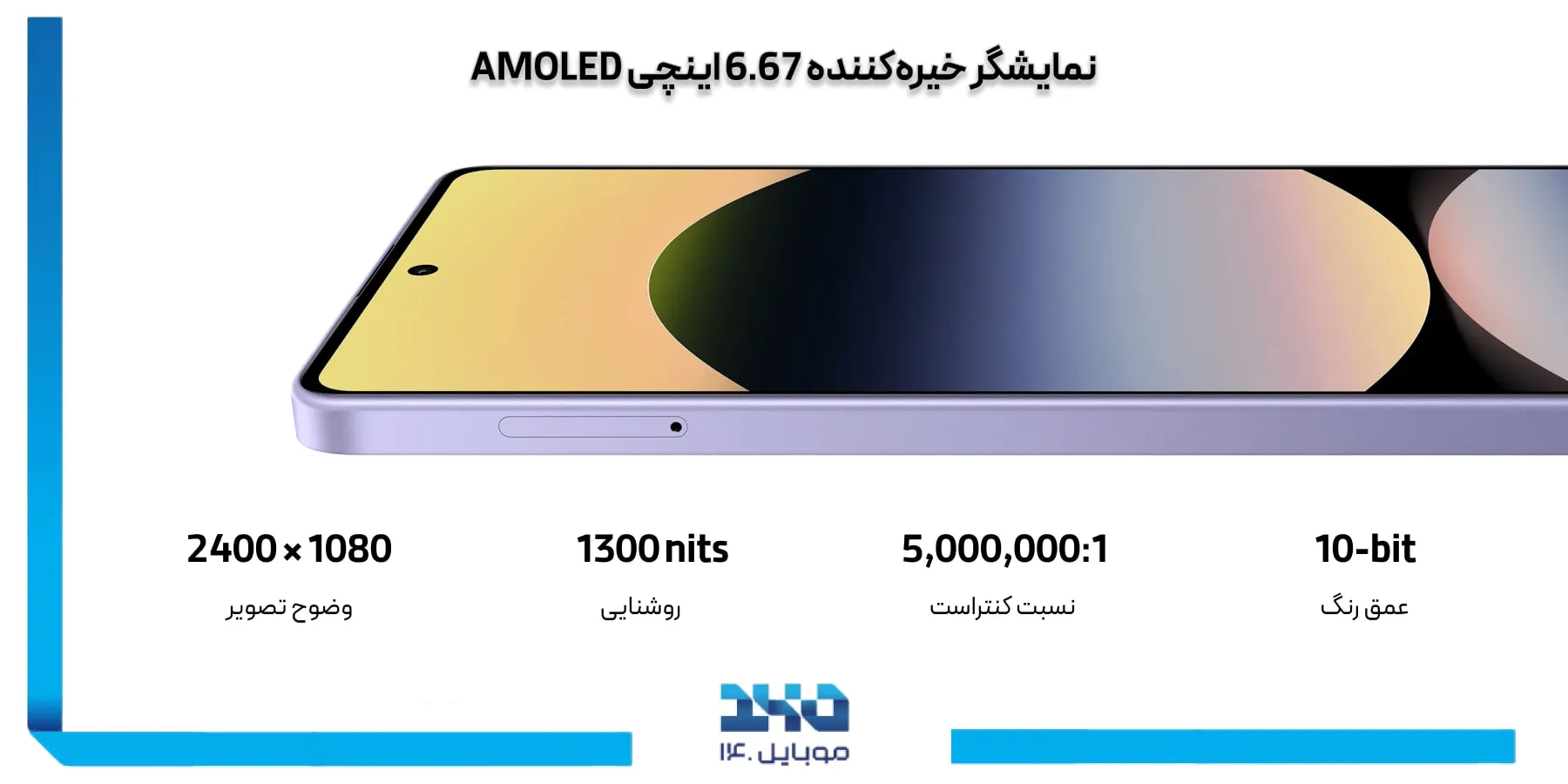 سطح جدیدی از کیفیت تصویر در گوشی میانرده شیائومی