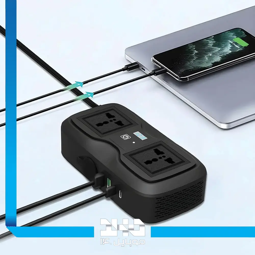 شارژر فندکی گرین لاین 200 وات مدل GC-233