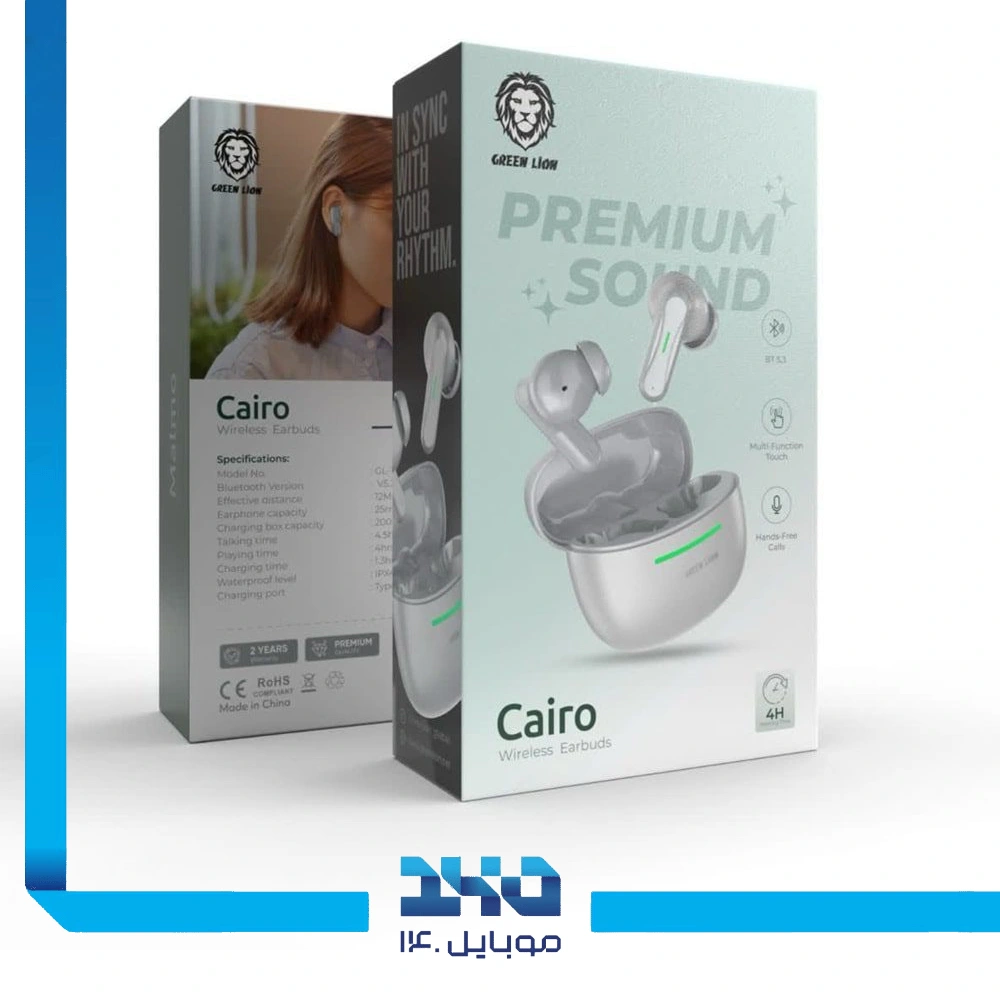 هندزفری بی سیم گرین لاین مدل Cairo Wireless Earbuds