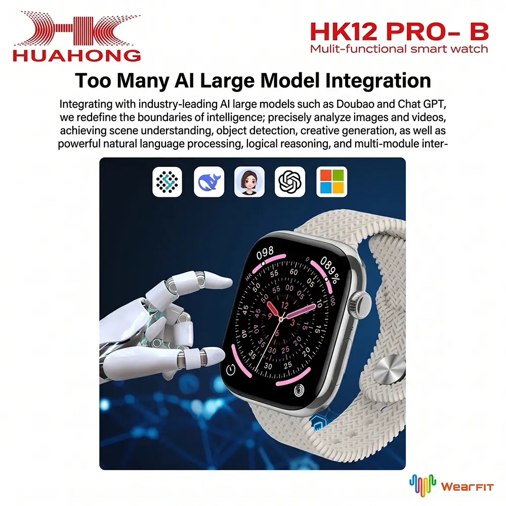 ساعت هوشمند هواهونگ مدل HK12 Pro B سایز 47 میلیمتر