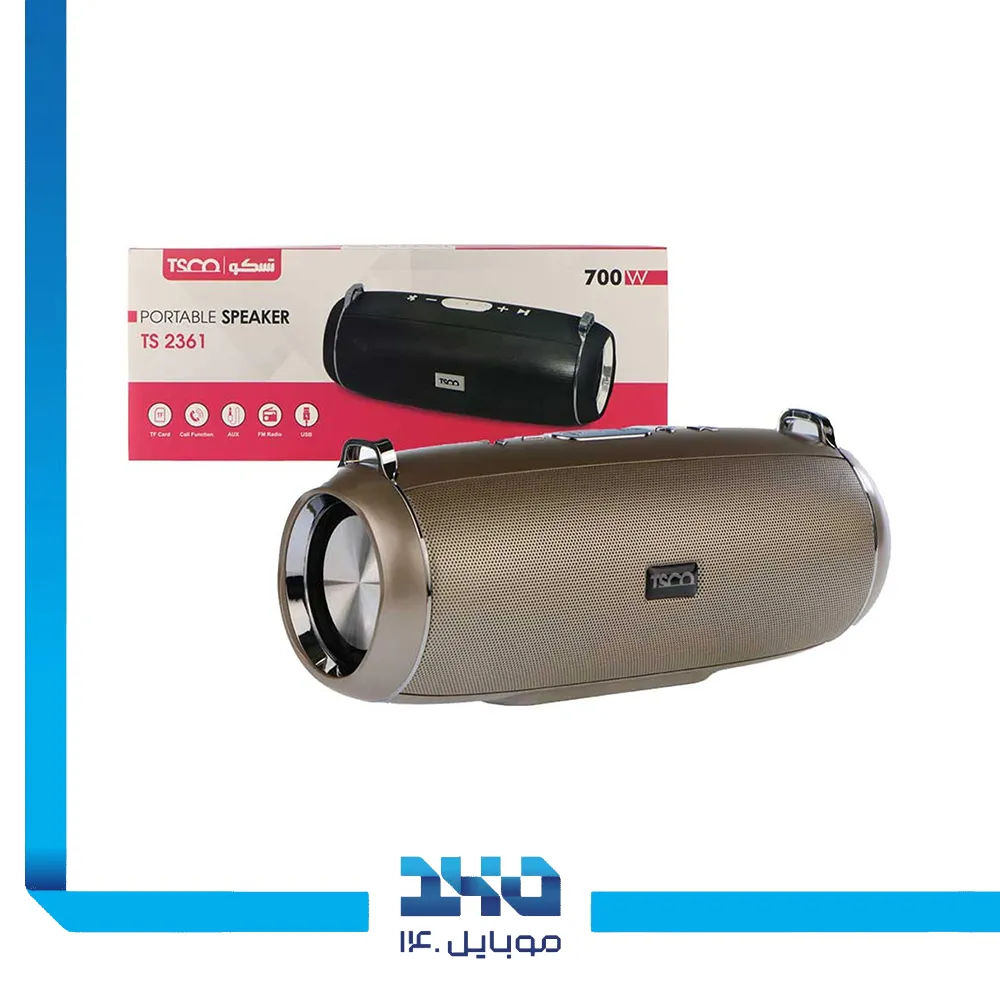 اسپیکر بلوتوثی قابل‌حمل تسکو مدل (TS 2361)
