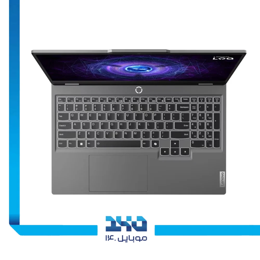 لپ تاپ لنوو 15.6 اینچ مدل LOQ 15IRX9 i7 13650HX 24GB 1TB 6GB RTX3050