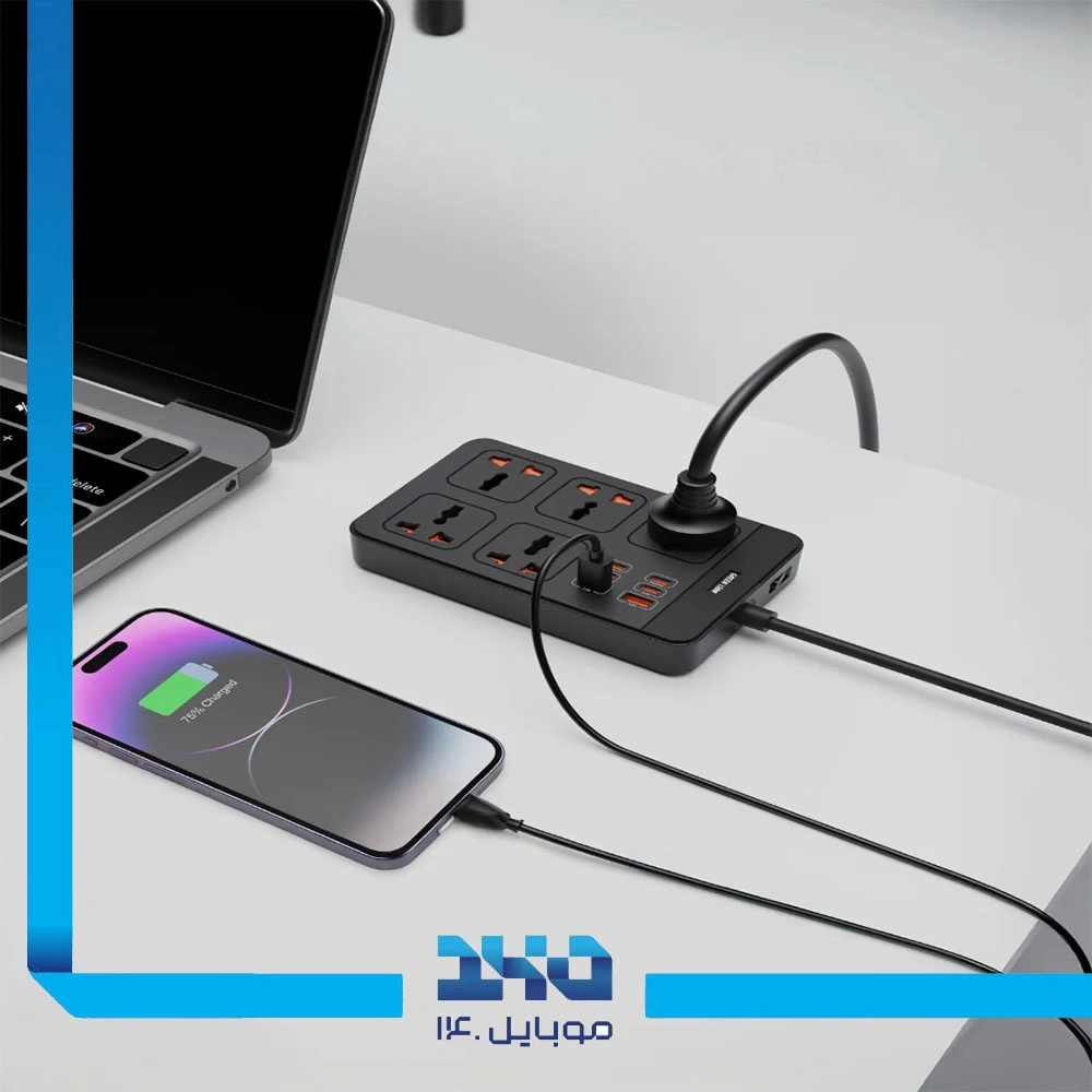 چندراهی برق گرین لاین مدل (GS 500) با شارژ سریع 20 وات