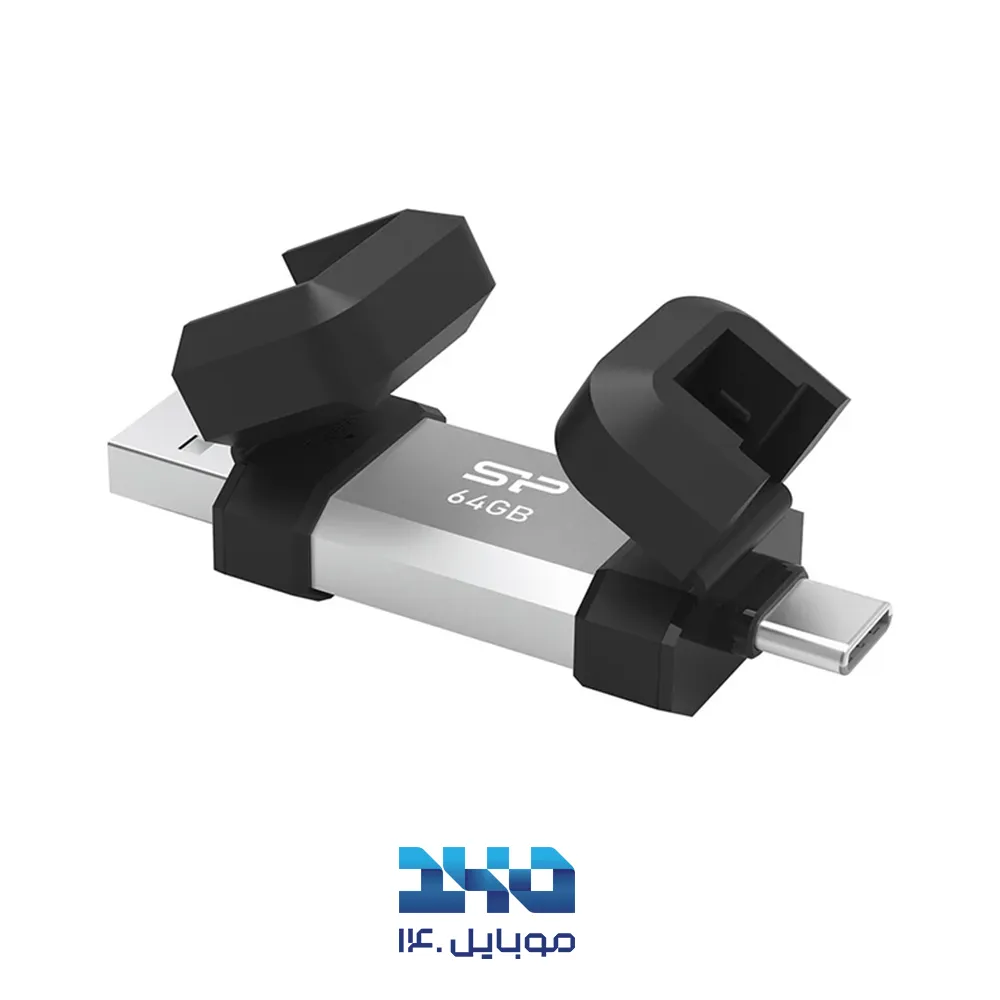 فلش مموری سیلیکون پاور مدل Mobile C51 ظرفیت 64 گیگابایت