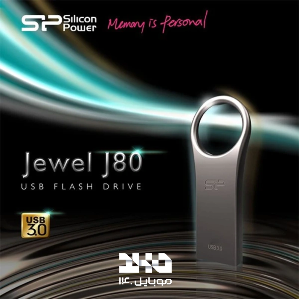 فلش مموری سیلیکون پاور مدل Jewel J80 ظرفیت 64 گیگابایت