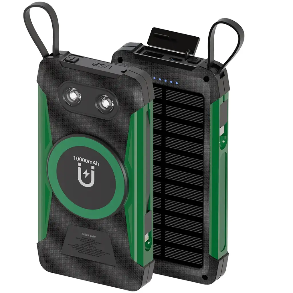 پاوربانک گرین لاین Solar Trex 10000mAh مدل (GL-PX80)