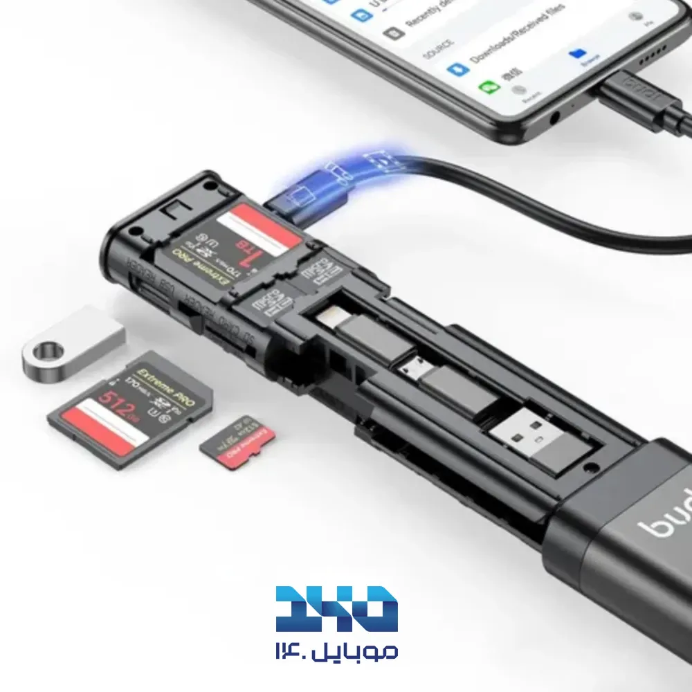 کارت خوان حافظه 9 کاره بودی مدل DC536B