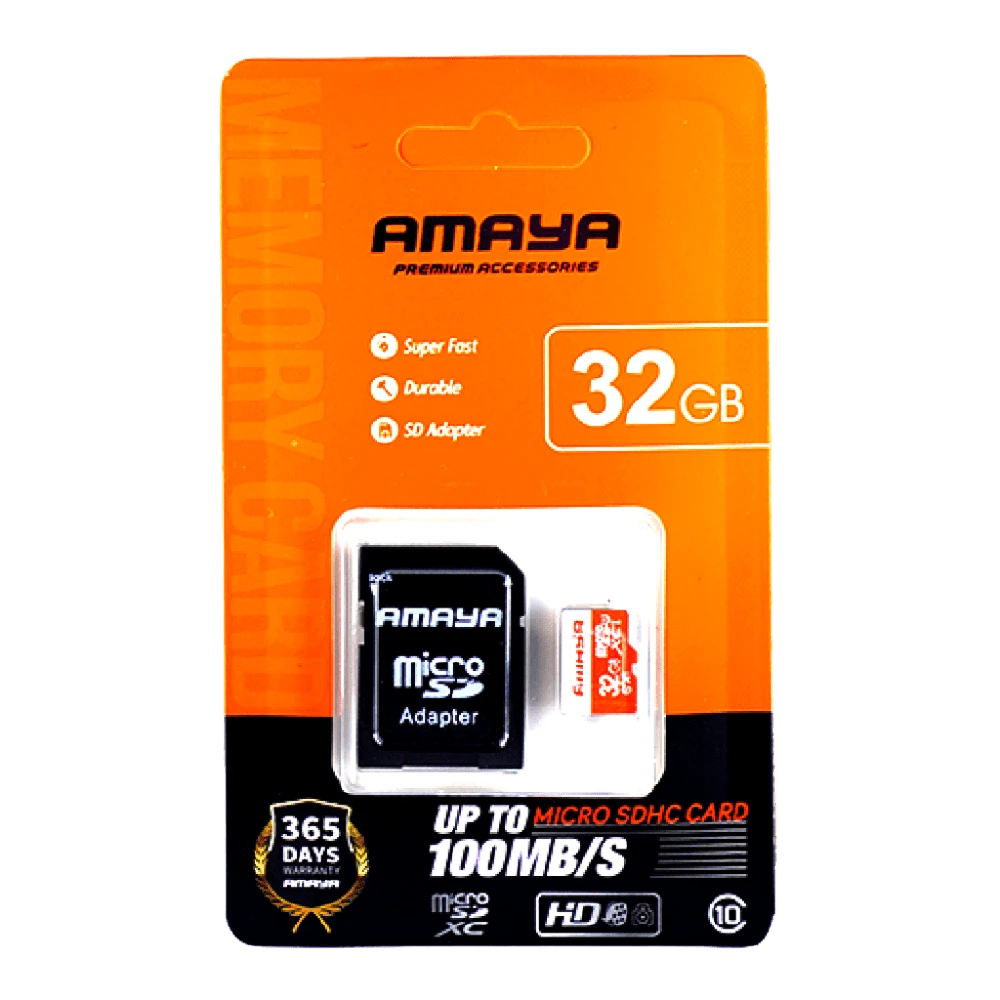 کارت حافظه Micro SDXC آمایا Class 10 سرعت تا 100 مگابایت ظرفیت 32 گیگابایت