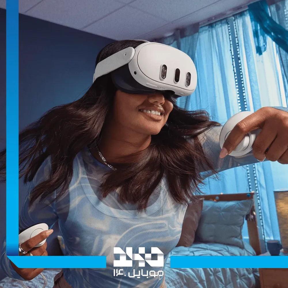 هدست واقعیت مجازی مدل MetaQuest  3 ظرفیت 512 گیگابایت