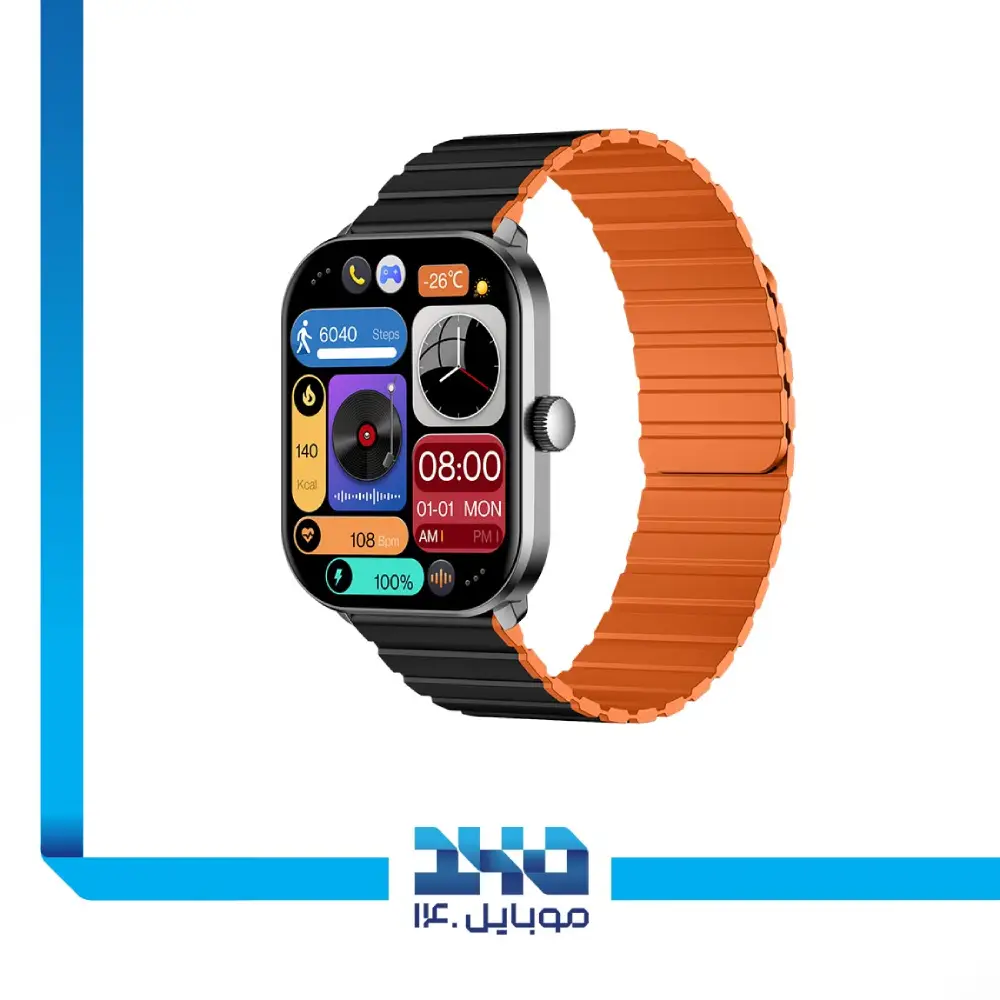 ساعت هوشمند گلوریمی مدل GS1 Pro | دارای بند اضافه