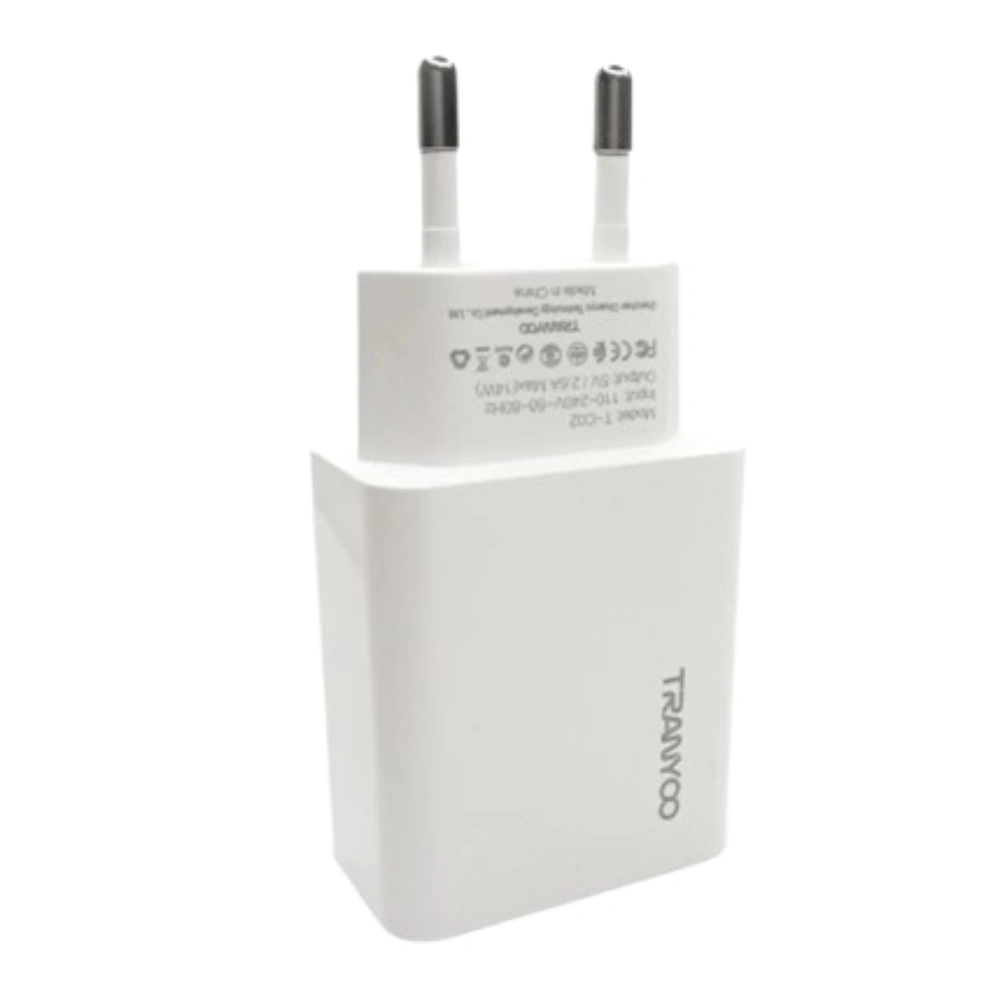 شارژر دیواری 14 وات ترانیو مدل C02 با کابل USB-C